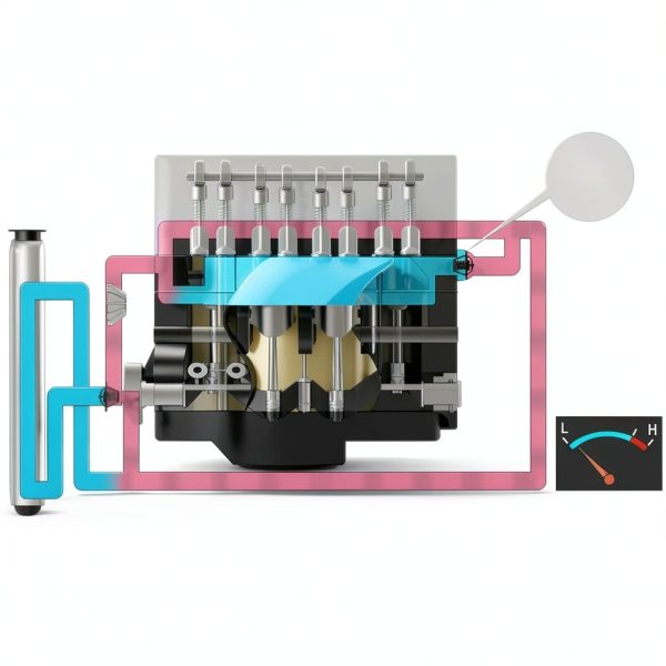AULINK Aluminum Engine Coolant Thermostat Water Outlet-3