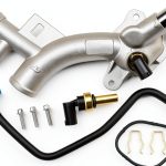 Aluminum Water Outlet AUTOBABA Thermostat Part-0