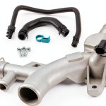 AULINK Aluminum Engine Coolant Thermostat Water Outlet-0