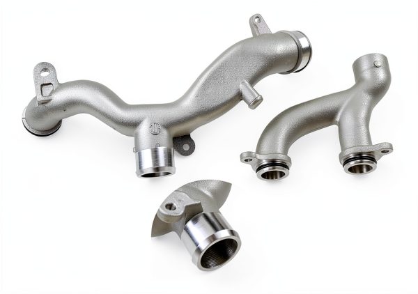X AUTOHAUX Aluminum Engine Thermostat Water Outlet-4