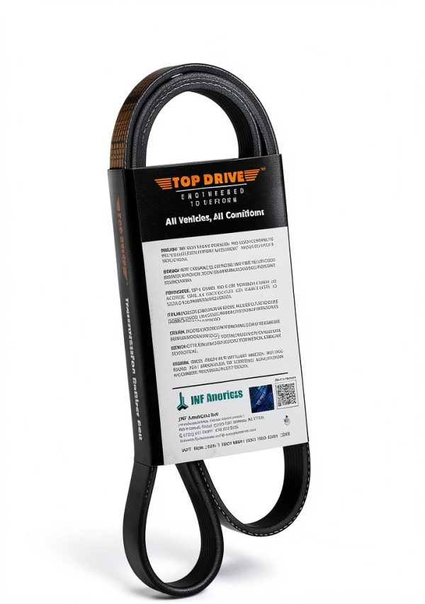 Top Drive, 6PK2360, Premium Engine EPDM Serpentine Drive Belt, Equivalent References - K060930, 5060930-1