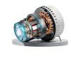 Vacuum Motor MARGAR 116336-01 2 Stage Blower Plastic Housing-2