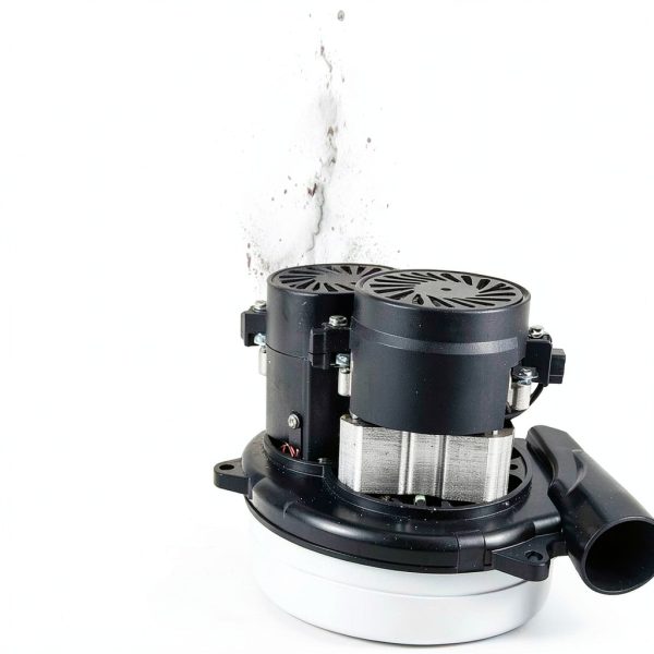 Upgraded 116472-13, 116472-00 120V Vacuum Motor, 2 Stage/ 112CFM / 1300W / 120V / 5.7 Inch, Includes Motor Gasket/2 Additional Pair, Replacement for Beam Vacuflo AirVac AstroVac Central Vacuum-1