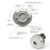 120V 2-Stage Vacuum Motor by Rendrox for Commercial Cleaners-2
